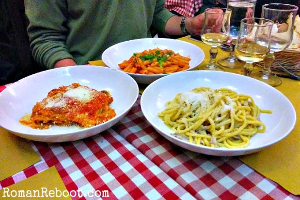 These pastas are good, but they only wish they could be the eggplant parmigiana. 
