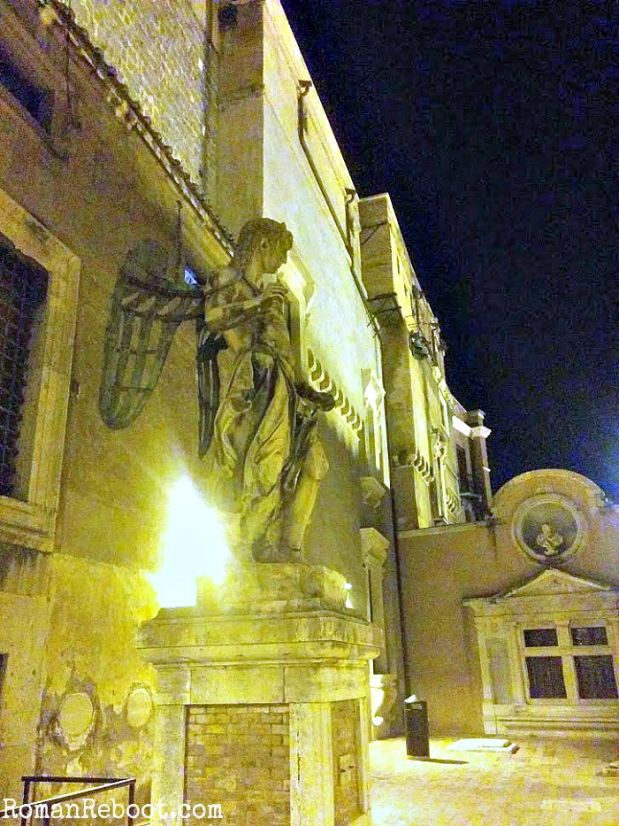 St. Michael.  Not as creepy as a Weeping Angel.  